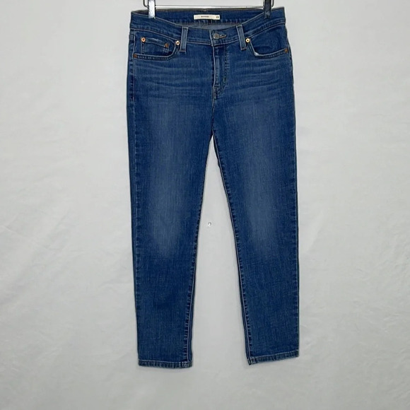 Levi's Boyfriend Mid Rise Jeans - Size 28 - Picture 2 of 7
